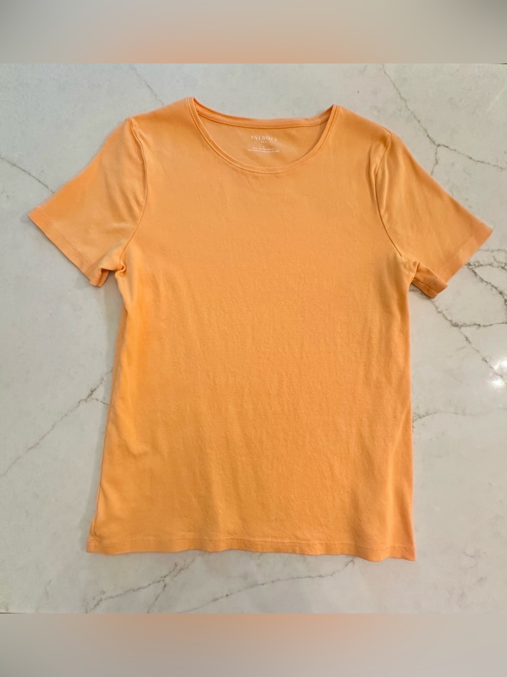 Talbots Women's Short Sleeve Tee in Orange